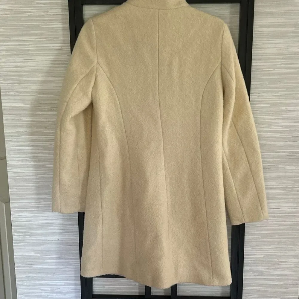 Victoria's Secret cream wool winter jacket size 6
